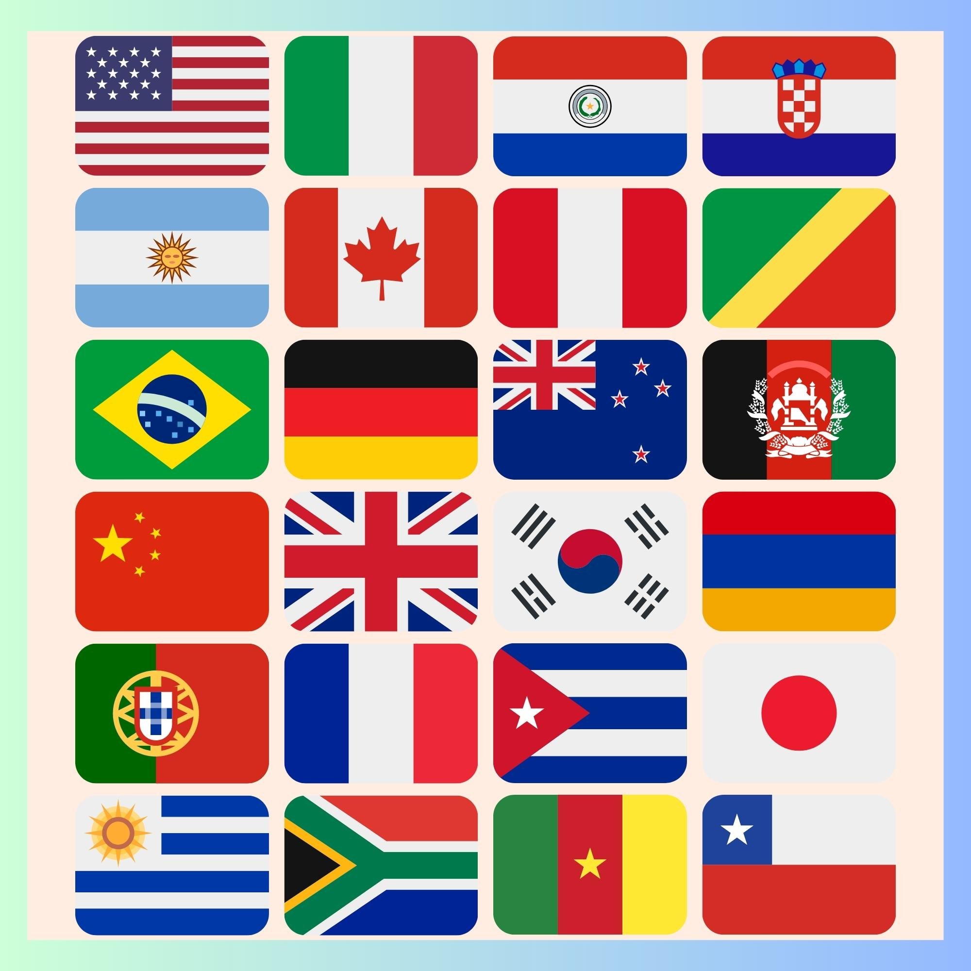 DESAFIO ACERTAR TODAS  Conhece as Bandeiras dos Países? 